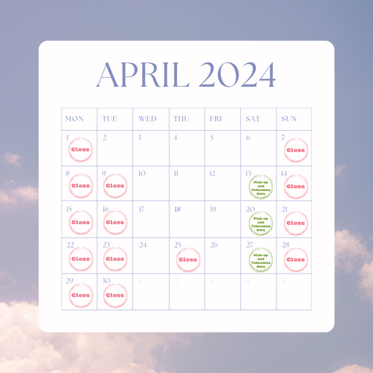 Operating Notice for Easter Holiday and Apr 2024