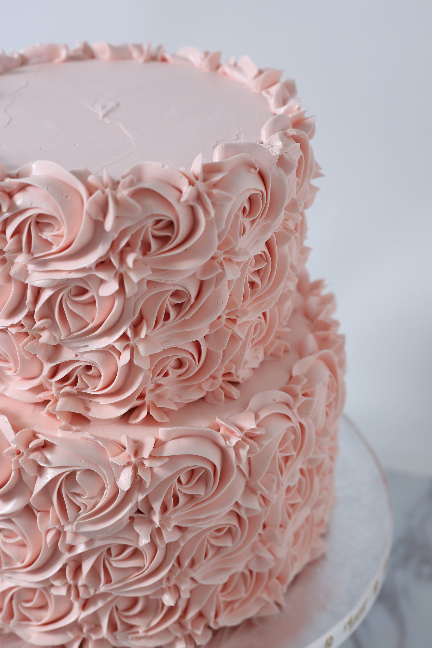 Butter Cream Cake - Rose Swirl