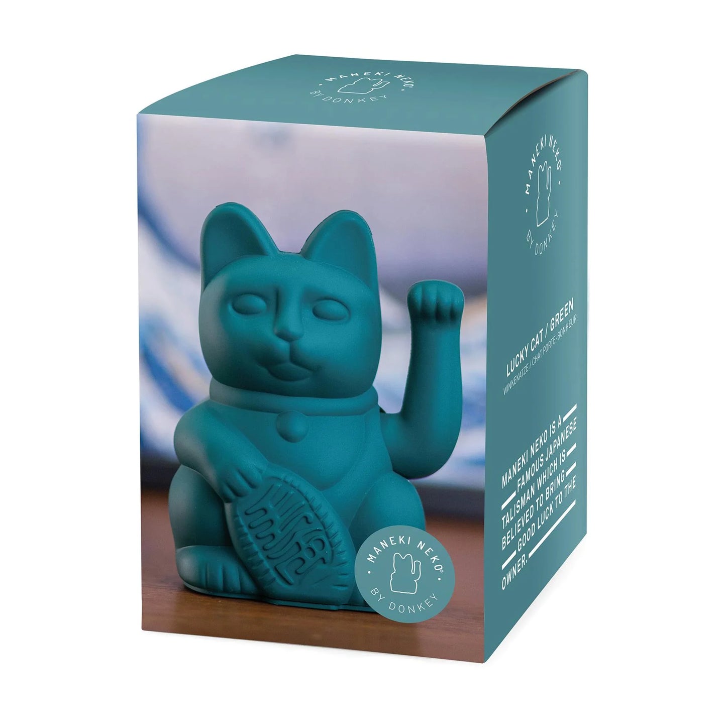 Maneki Neko (Lucky Cat) - Green