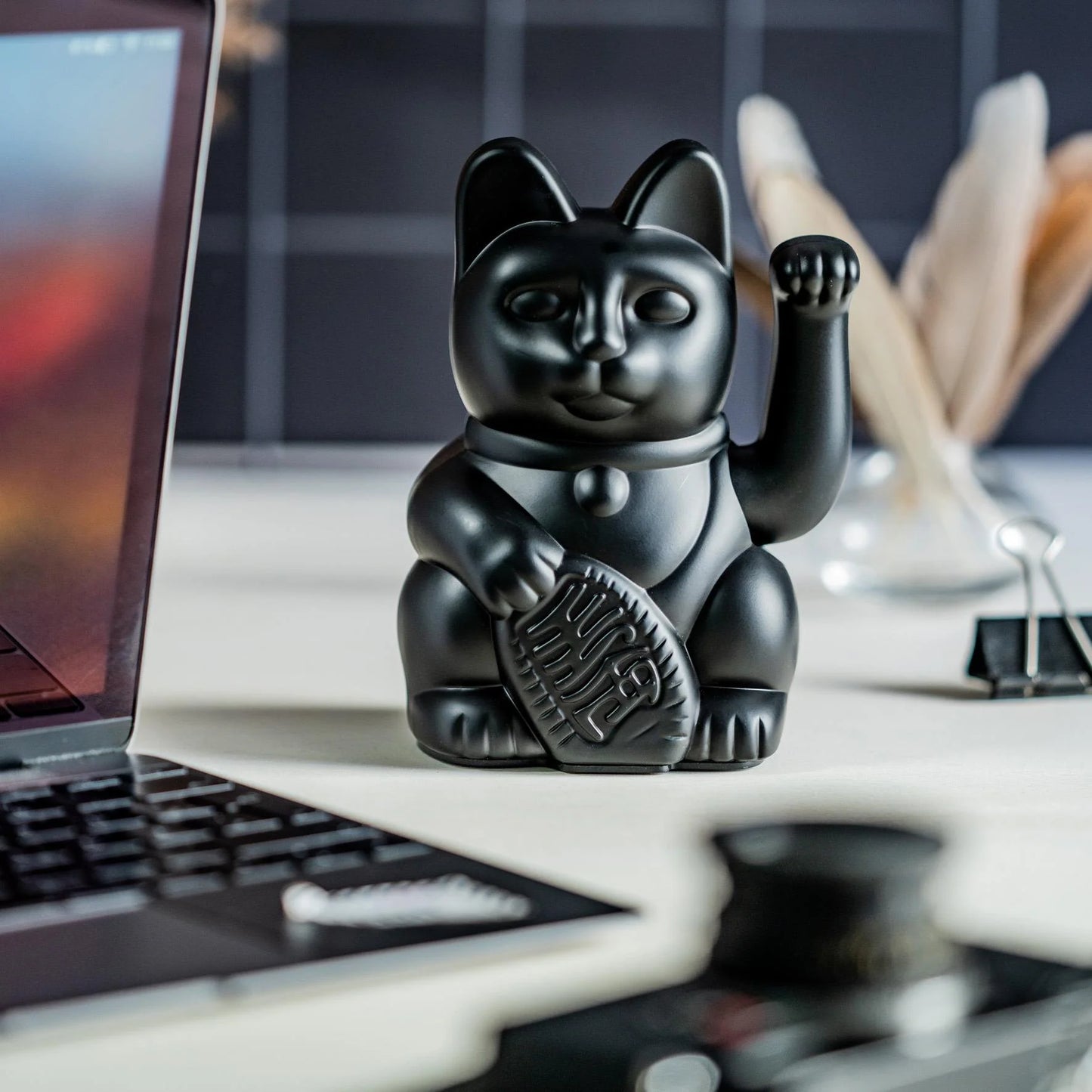 Maneki Neko (Lucky Cat) - Black