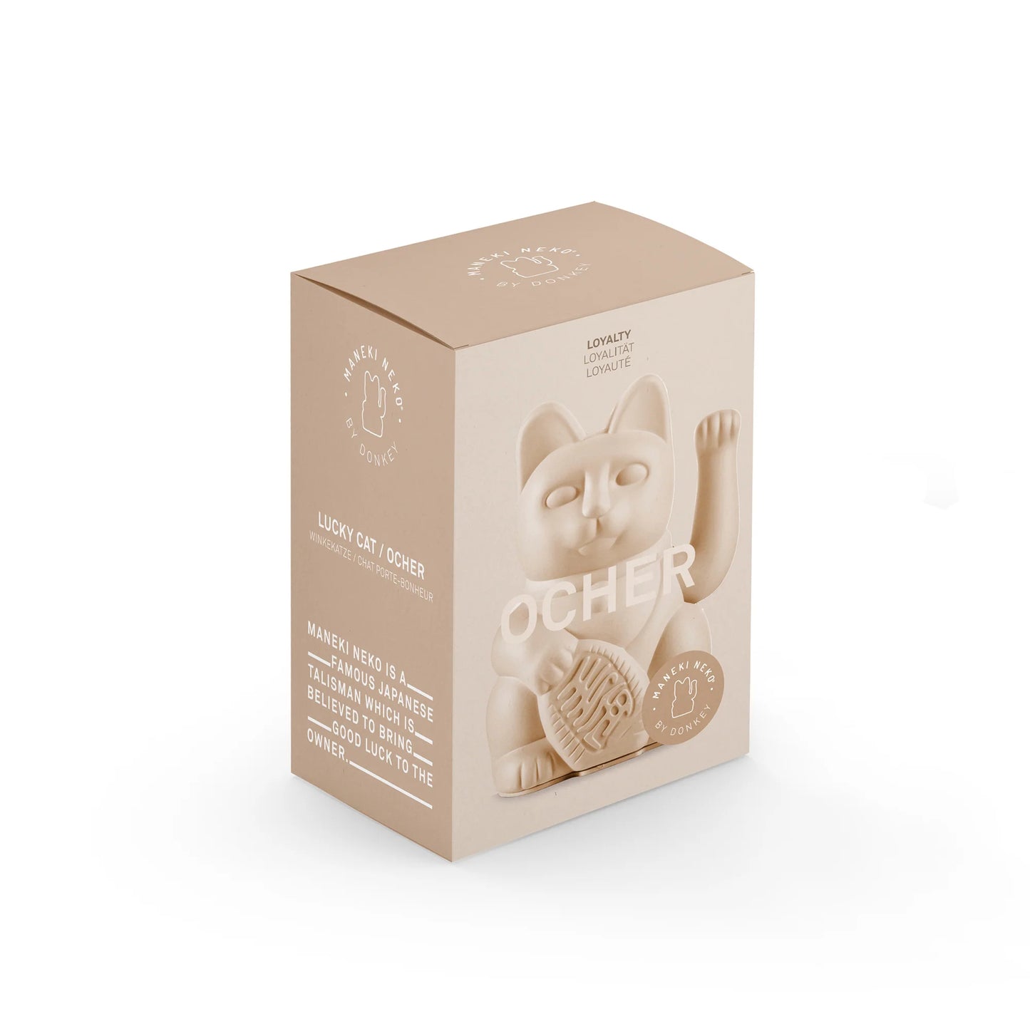 Maneki Neko (Lucky Cat) - Ocher
