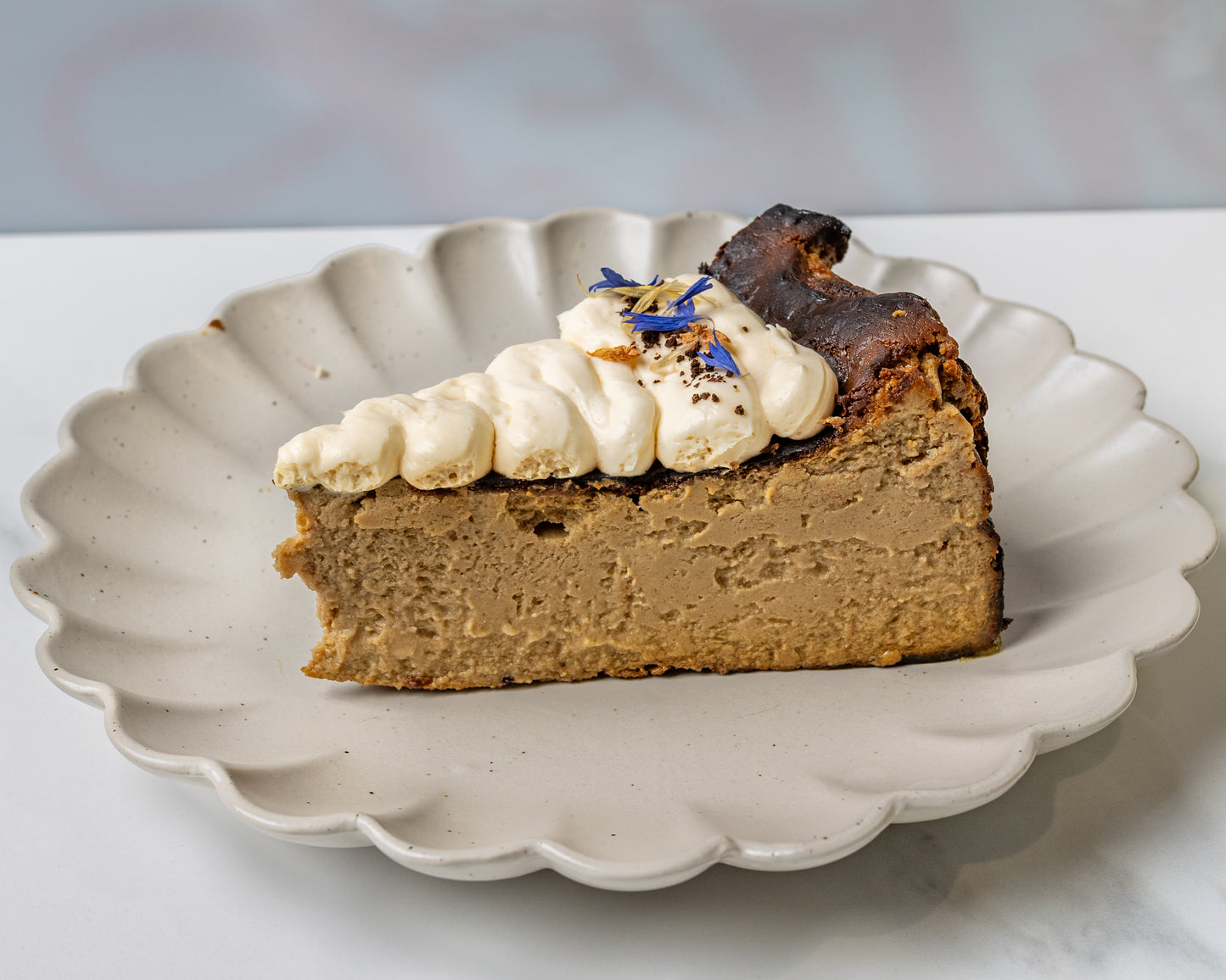 Basque Burnt Cheesecake - Earl Grey (Gluten Free)