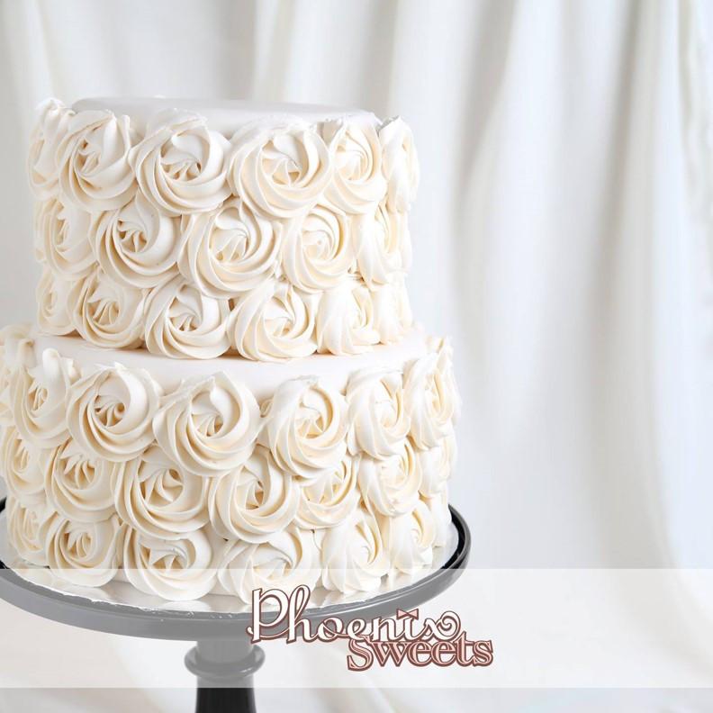 Butter Cream Cake - Rose Swirl