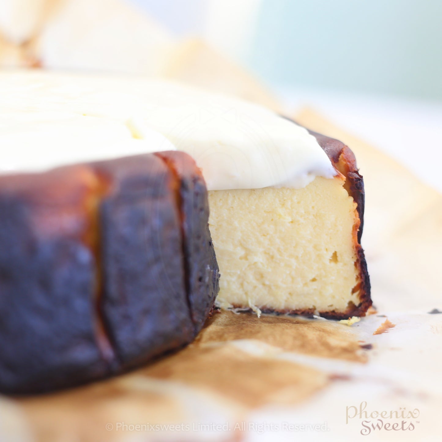 Basque Burnt Cheesecake - Musang King Durian (Gluten Free)