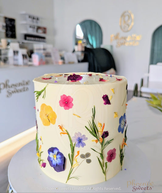 Butter Cream Cake - Flower Garden