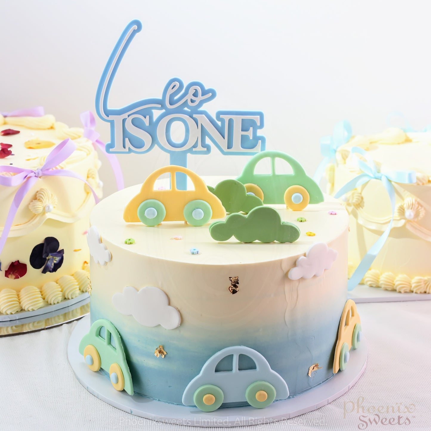 Butter Cream Cake - Little Cars Cake