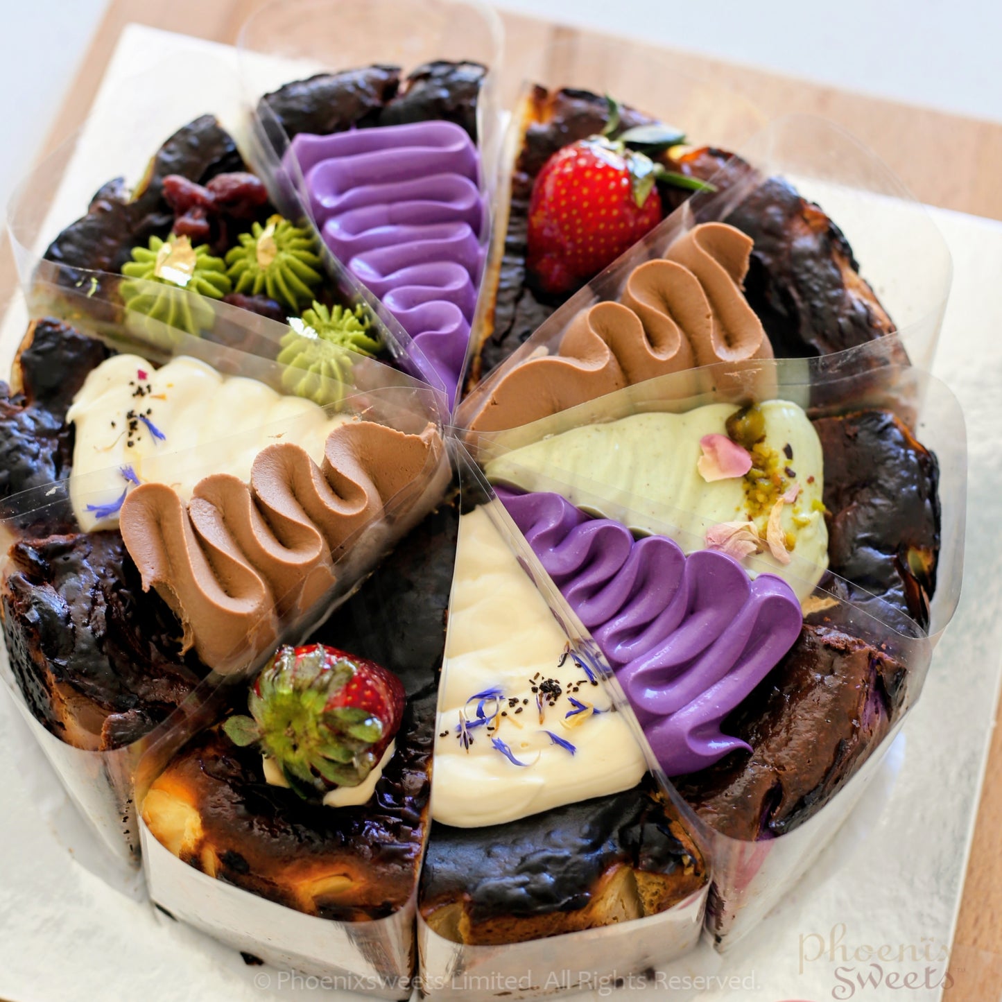 Basque Burnt Cheese Cake - Assorted Whole Cake (10 slices)