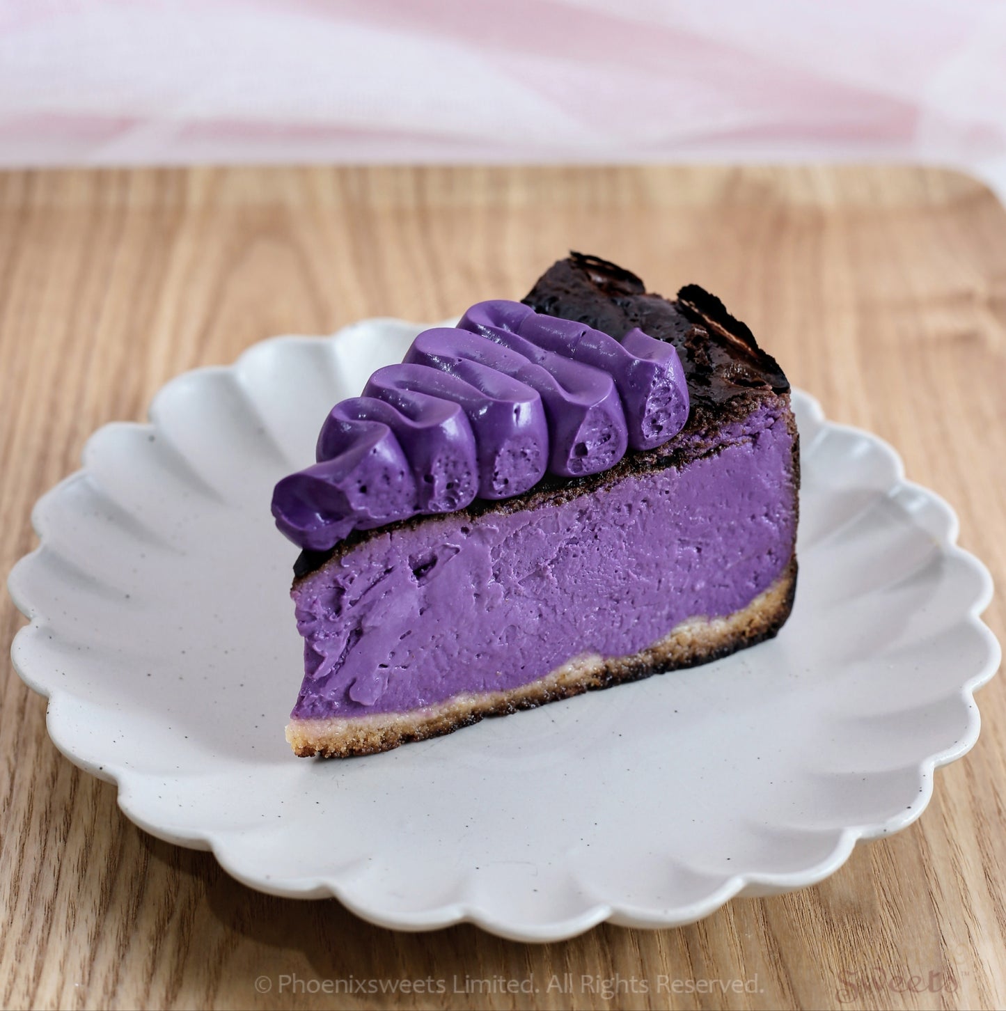 Basque Burnt Cheese Cake - Ube (Purple Yam)