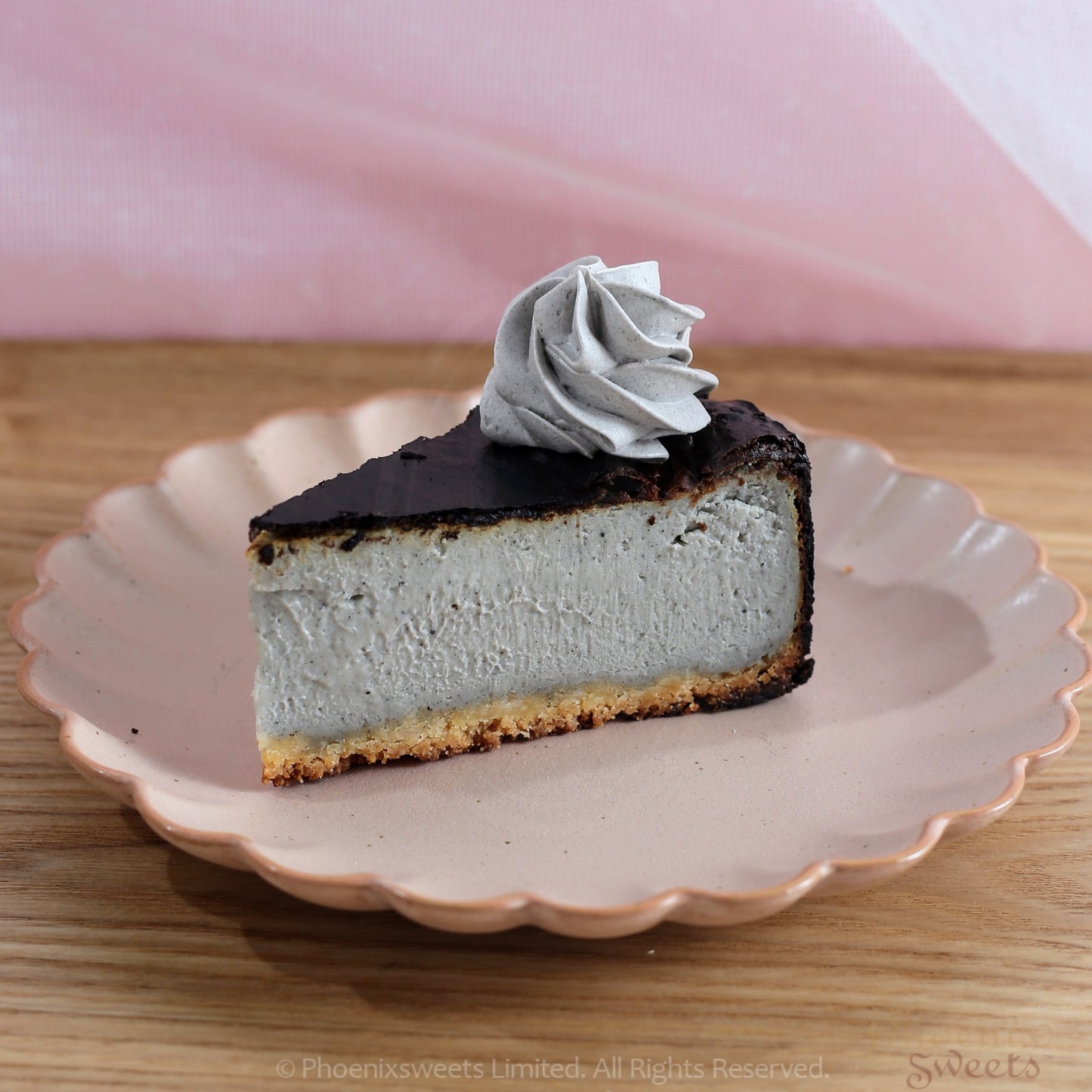 Basque Burnt Cheese Cake - Black Sesame (Gluten Free)