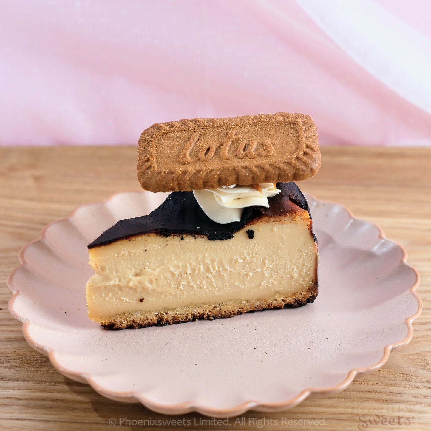Basque Burnt Cheese Cake - Biscoff