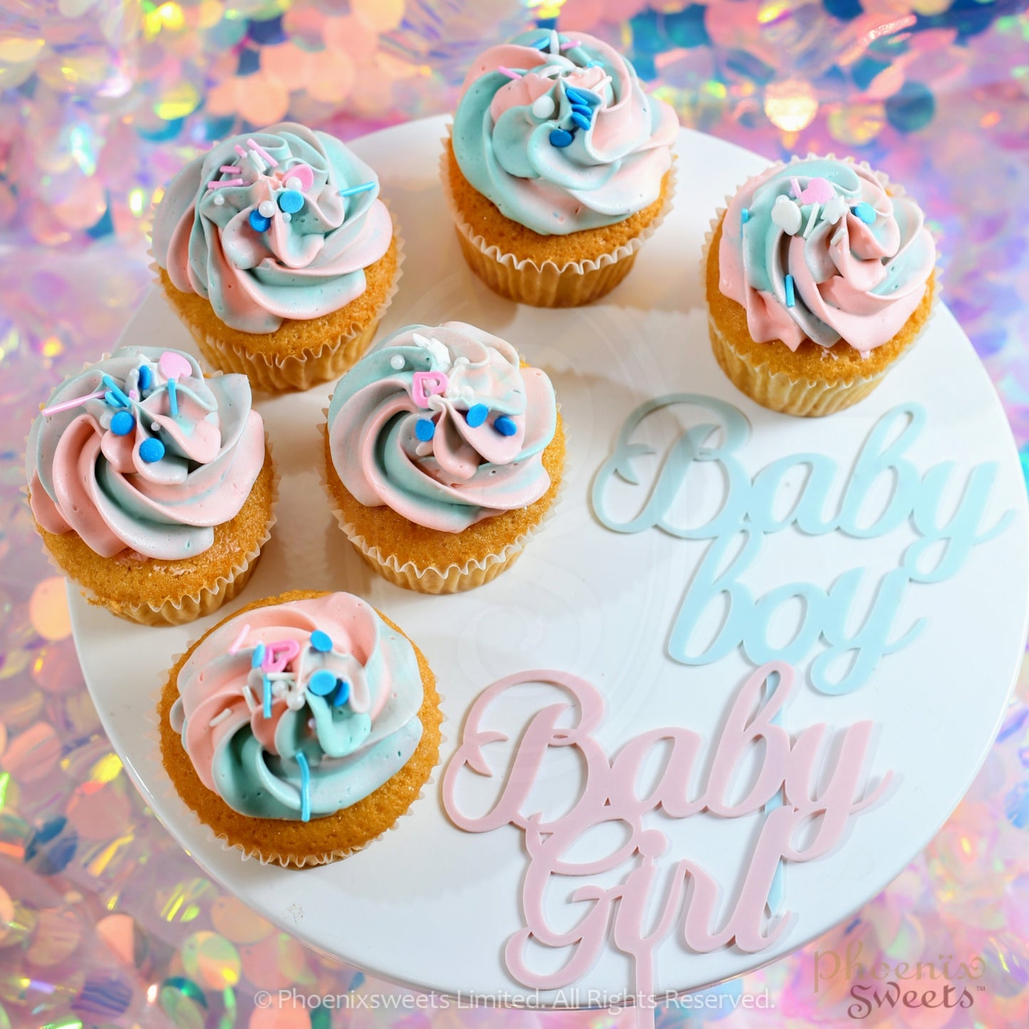 Gourmet Cupcake - Gender Reveal Set