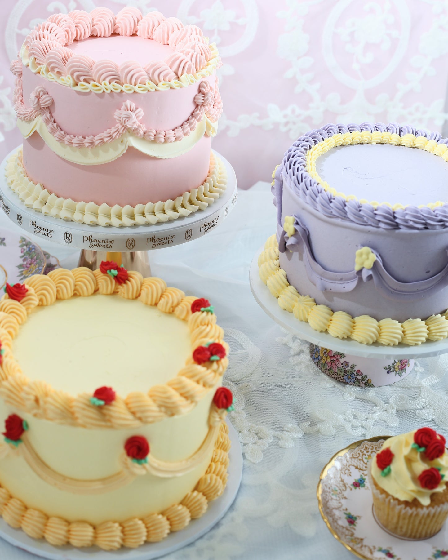 Themed Party Combo - Rapunzel Cake and Cupcake Tower (18pc)