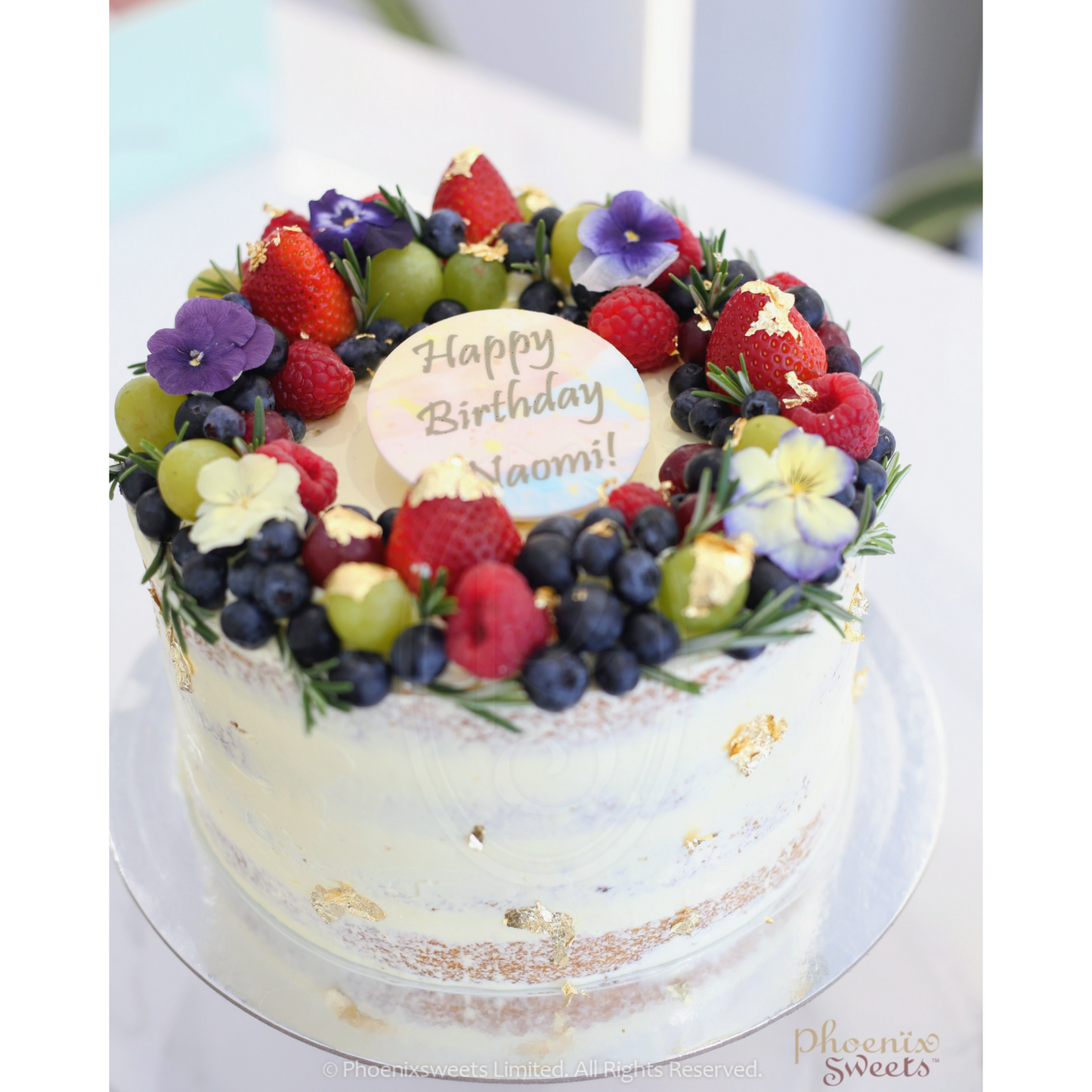 Butter Cream Cake - Tutti Frutti Cake