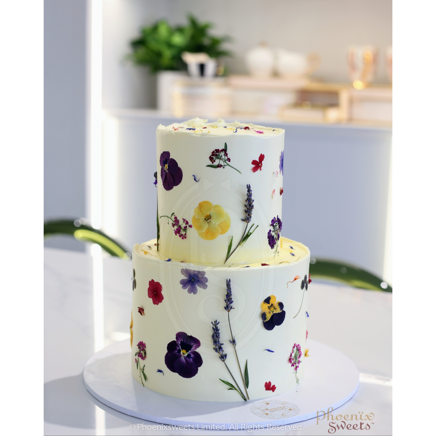 Butter Cream Cake - Flower Garden