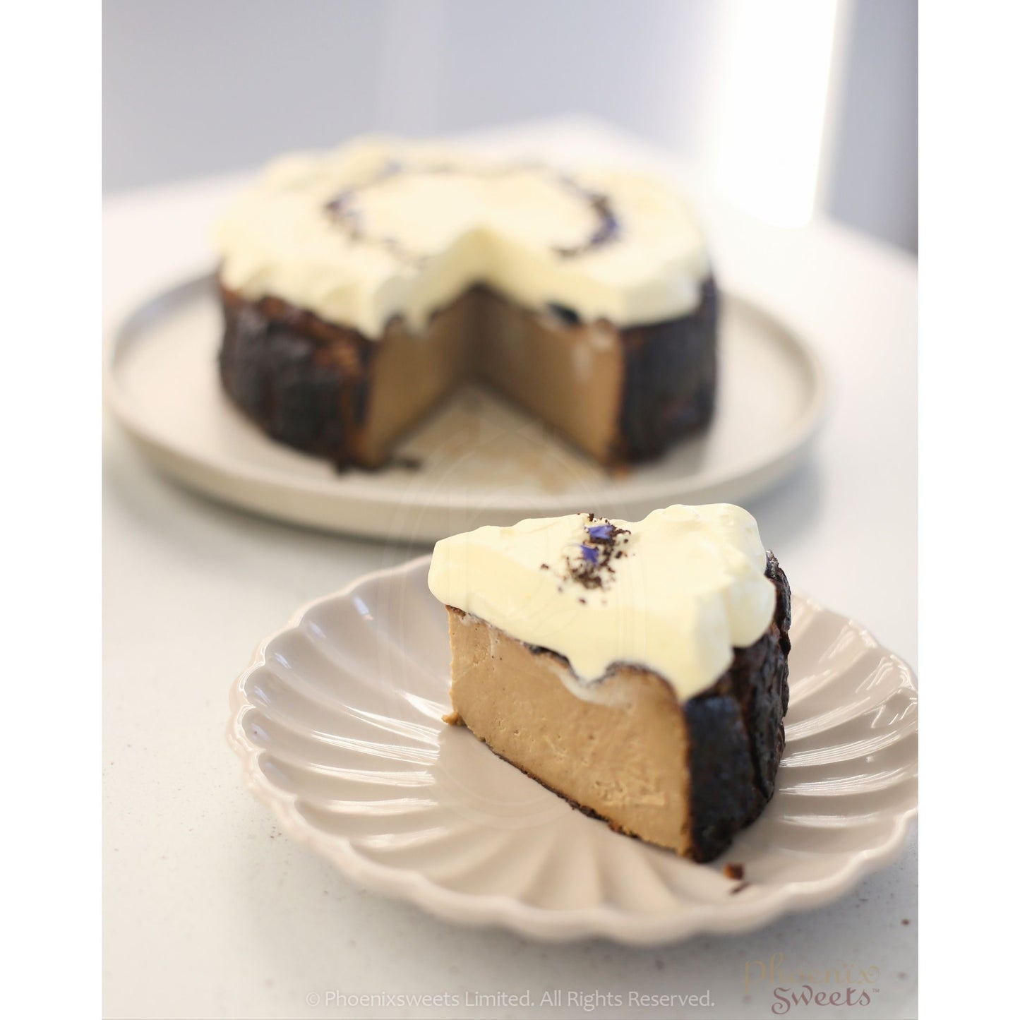 Basque Burnt Cheesecake - Earl Grey (Gluten Free)
