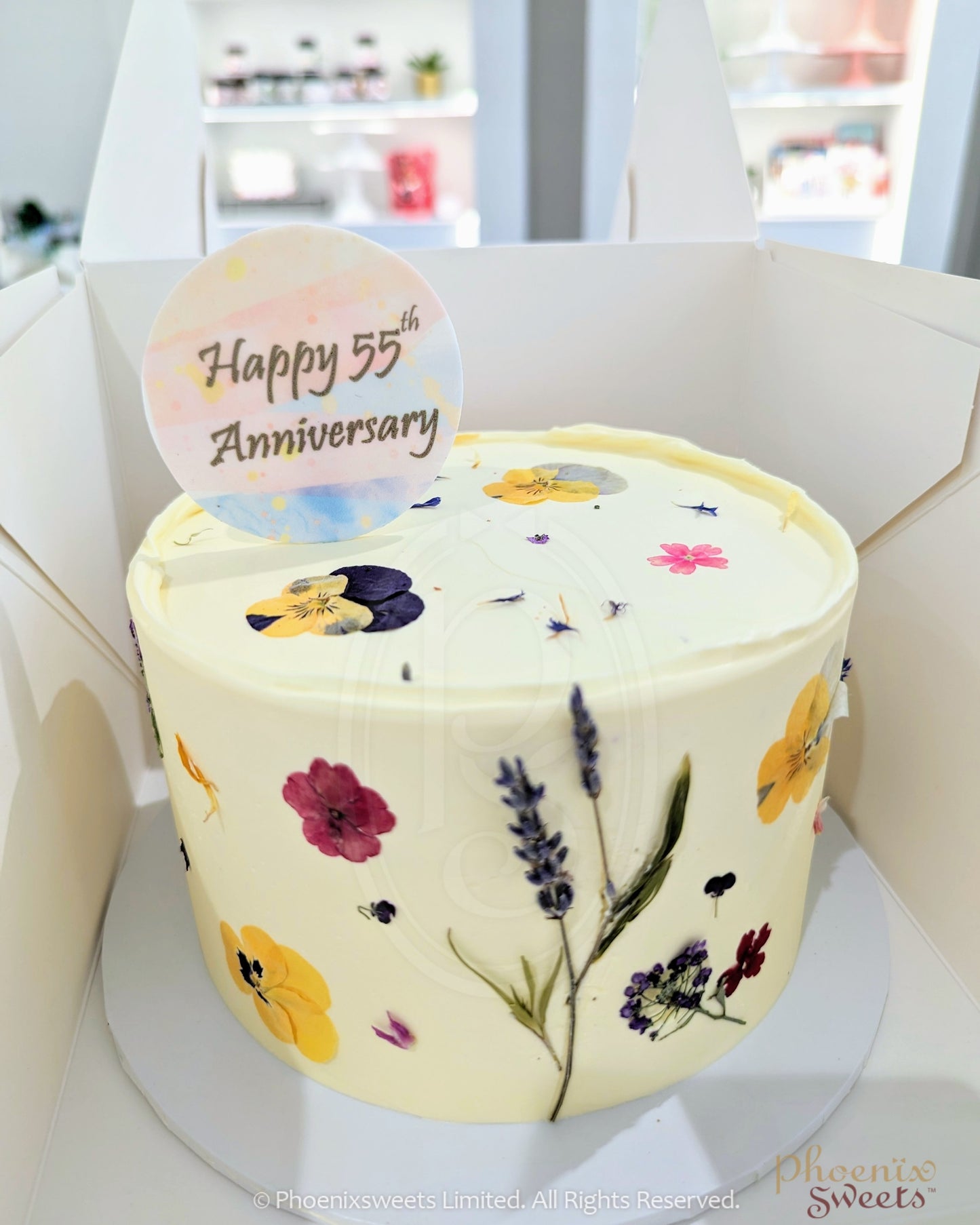 Butter Cream Cake - Flower Garden