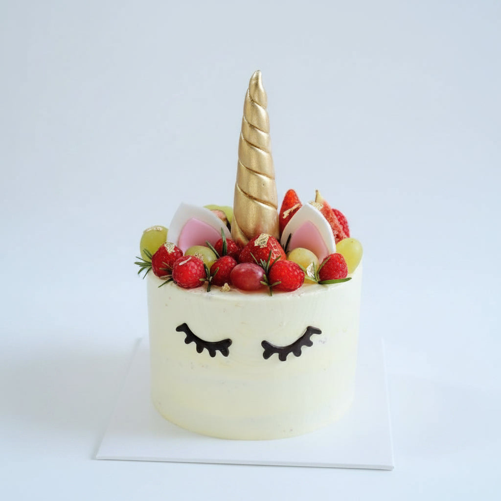 Butter Cream Cake - Semi Raw Unicorn Cake