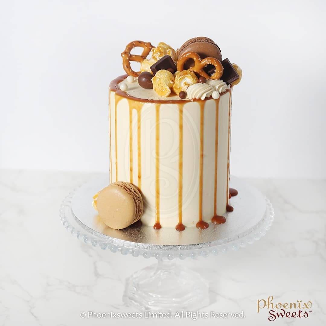 Phoenix Sweets Cakery - Butter Cream Cake - Caramel Delight Cake. Celebrate Birthday, Wedding, Baby Shower and Anniversary in Adelaide, South Australia with Delicate Designs. Gift Items also available.