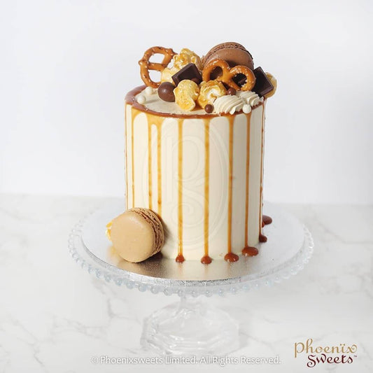 Phoenix Sweets Cakery - Butter Cream Cake - Caramel Delight Cake. Celebrate Birthday, Wedding, Baby Shower and Anniversary in Adelaide, South Australia with Delicate Designs. Gift Items also available.