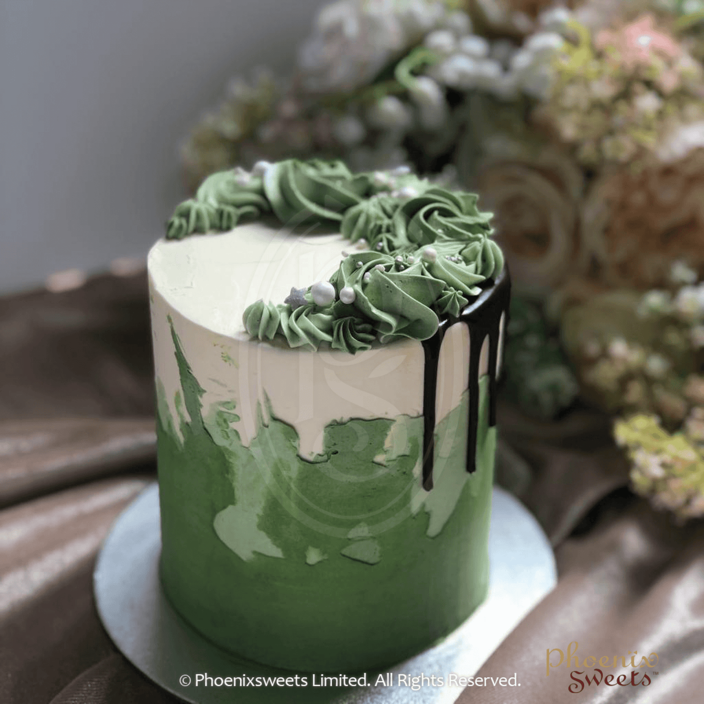 Phoenix Sweets Cakery - Butter Cream Cake - Colour Splash Cake. Celebrate Birthday, Wedding, Baby Shower and Anniversary in Adelaide, South Australia with Delicate Designs. Gift Items also available.