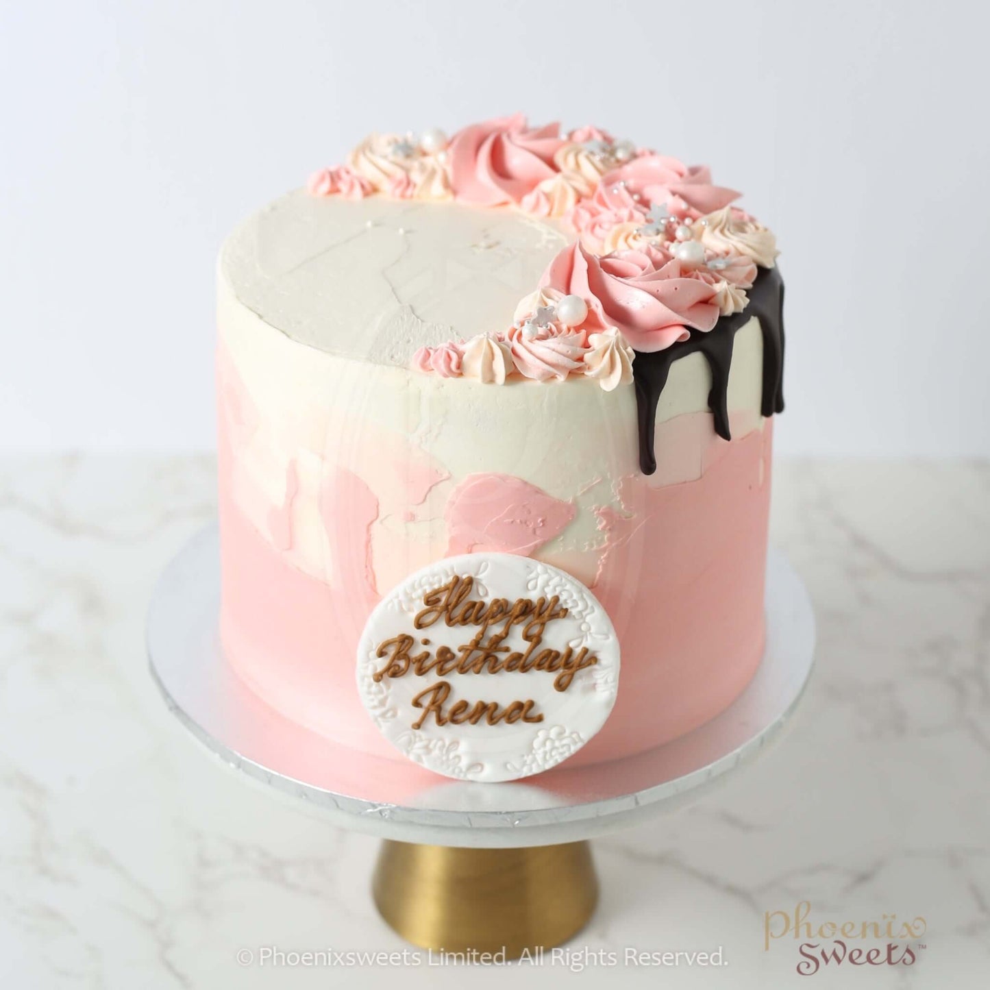 Phoenix Sweets Cakery - Butter Cream Cake - Colour Splash Cake. Celebrate Birthday, Wedding, Baby Shower and Anniversary in Adelaide, South Australia with Delicate Designs. Gift Items also available.