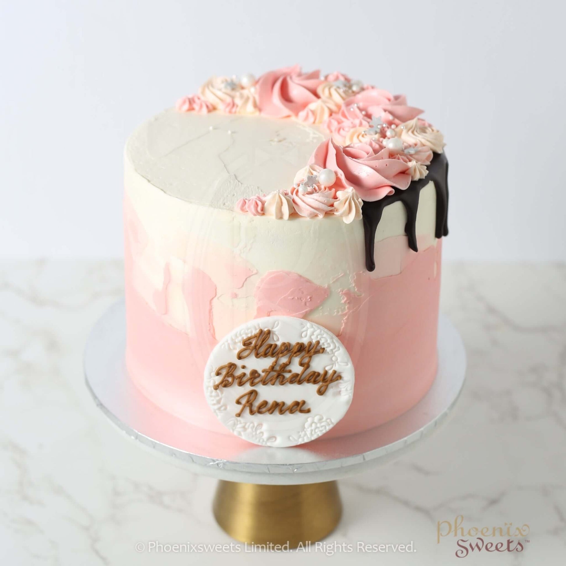Phoenix Sweets Cakery - Butter Cream Cake - Colour Splash Cake. Celebrate Birthday, Wedding, Baby Shower and Anniversary in Adelaide, South Australia with Delicate Designs. Gift Items also available.