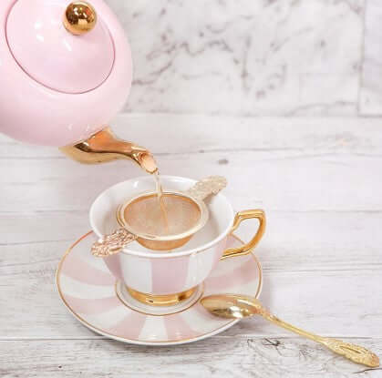Cristina Re - Blush Stripes Teacup & Saucer