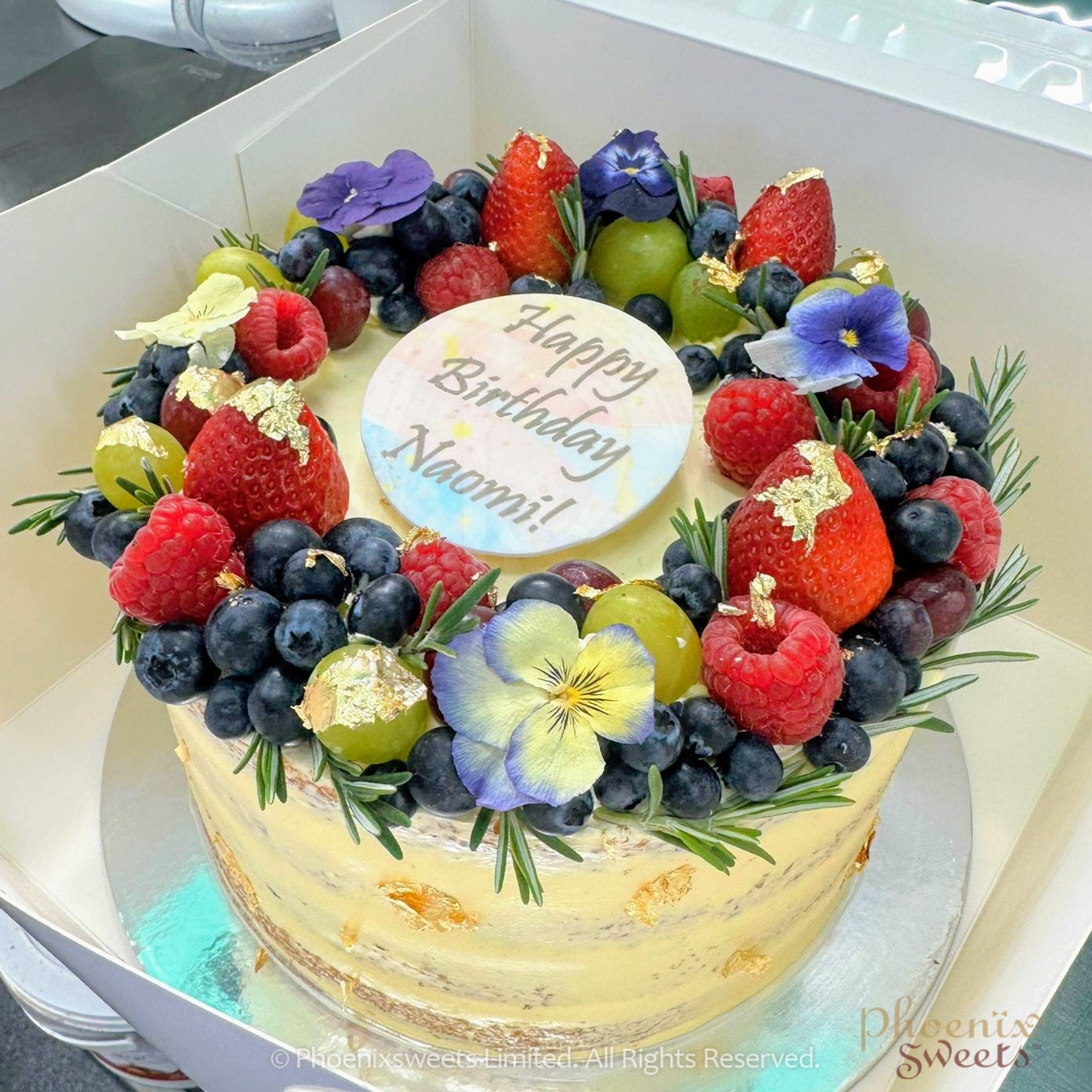 Butter Cream Cake - Tutti Frutti Cake