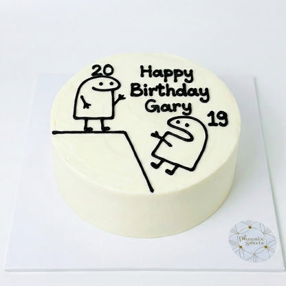 Butter Cream Cake - Meme Cake