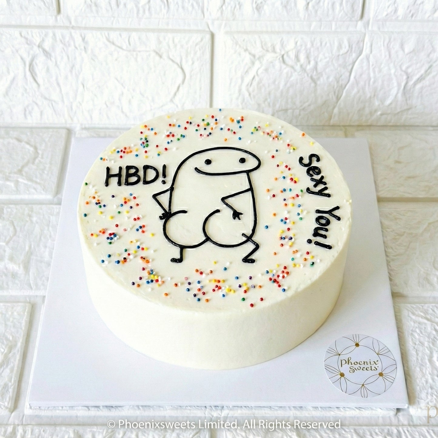 Butter Cream Cake - Meme Cake