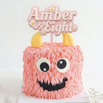 Butter Cream Cake - Happy Monster Cake