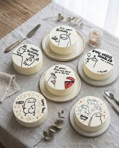 Butter Cream Cake - Meme Cake