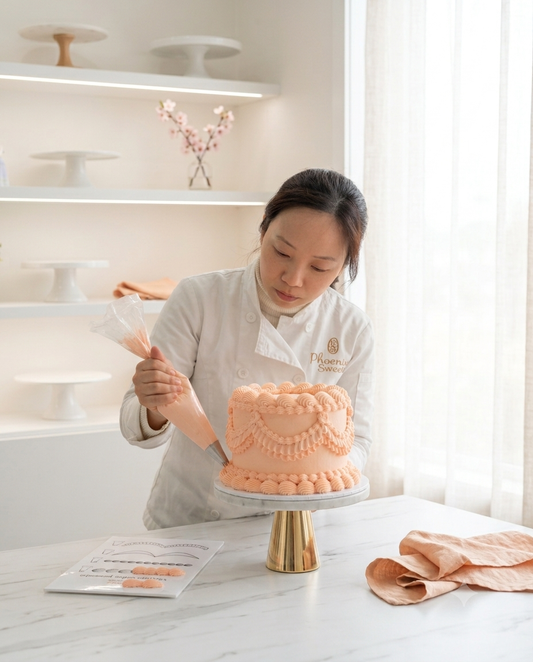 Vintage Piping Cake Decorating