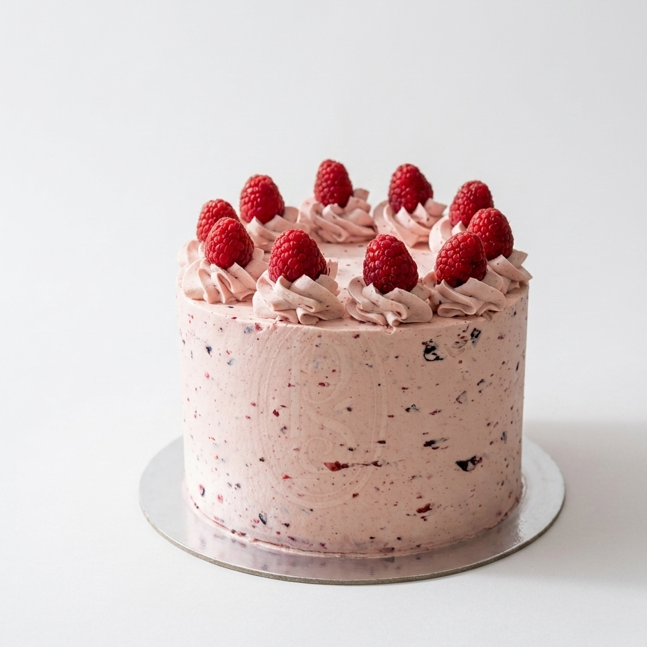 Butter Cream Cake - Merry Berries Cake