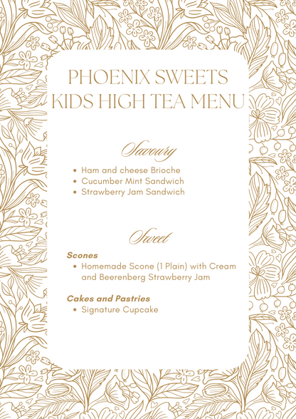 Phoenix Sweets High Tea Reservation