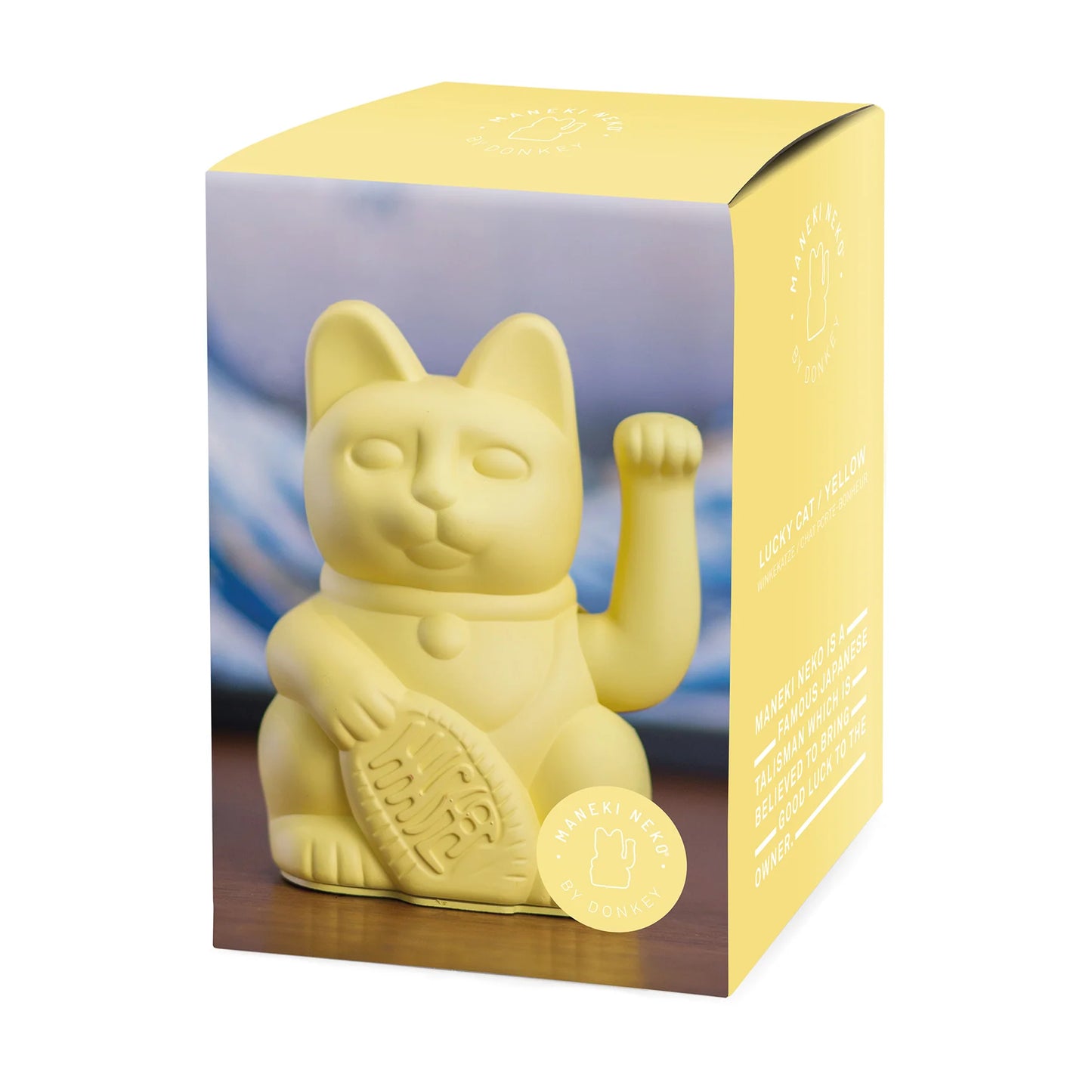 Maneki Neko (Lucky Cat) - Giant Yellow