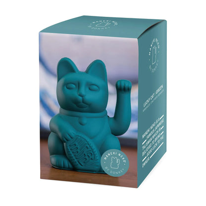 Maneki Neko (Lucky Cat) - Green