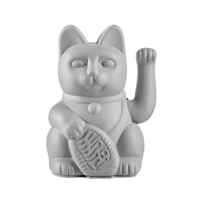 Maneki Neko (Lucky Cat) - Grey