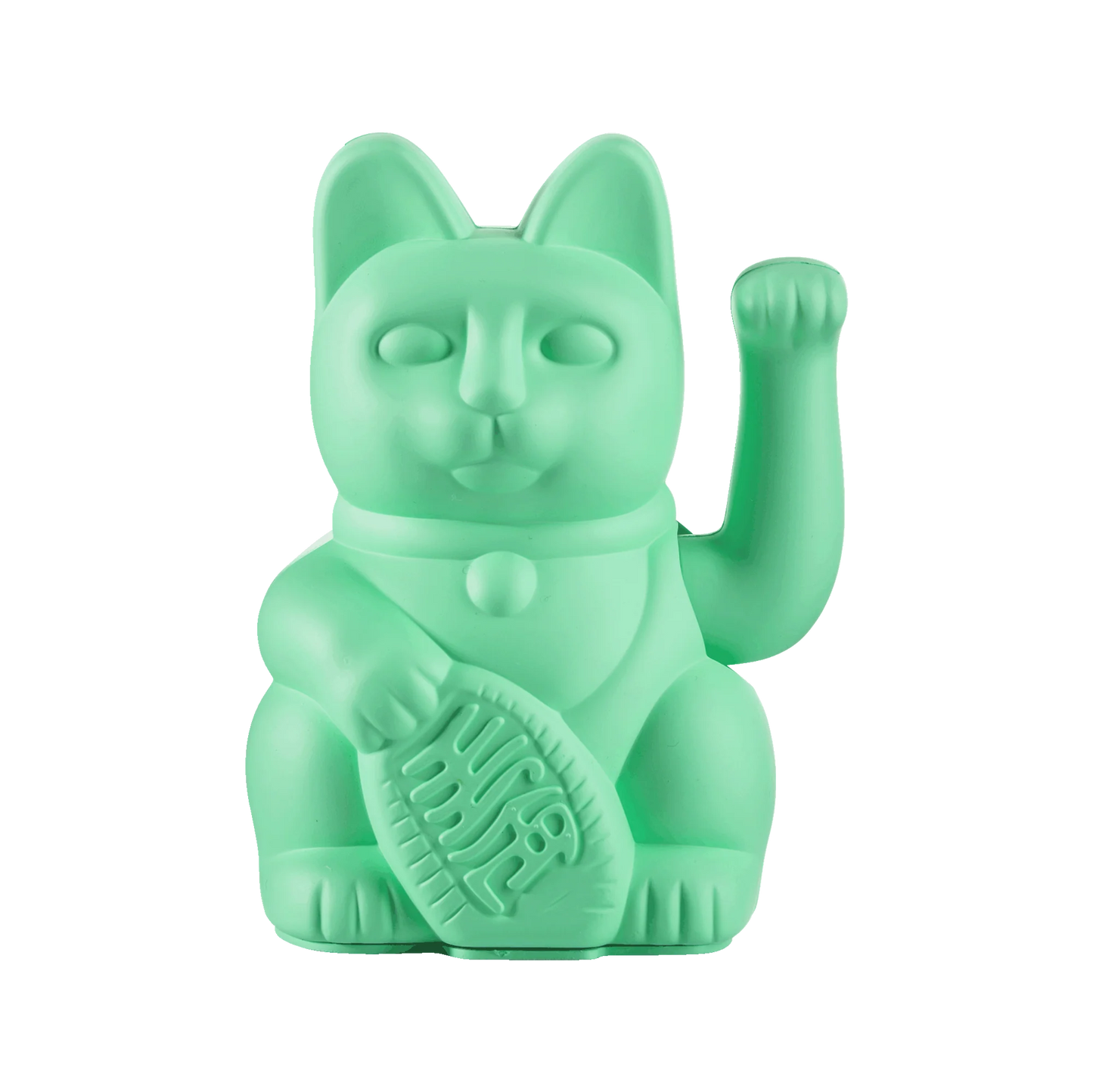 Maneki Neko (Lucky Cat) - Mint Green