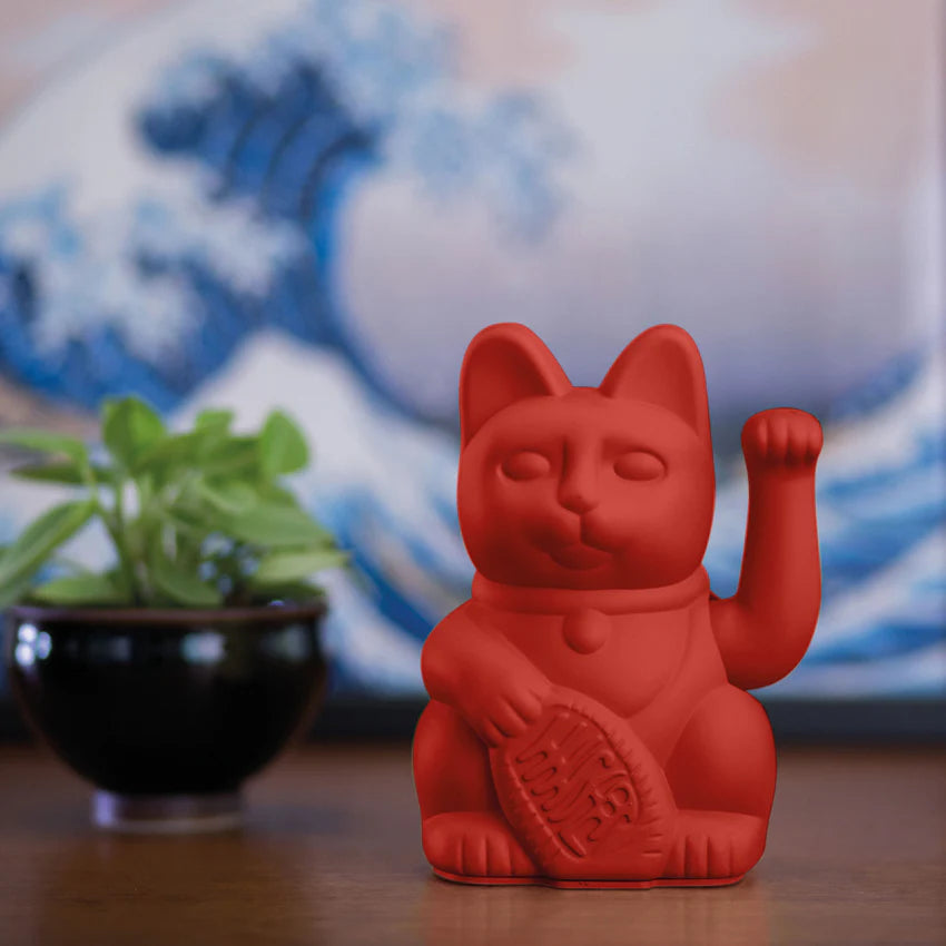 Maneki Neko (Lucky Cat) - Red