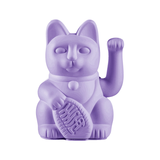 Maneki Neko (Lucky Cat) - Lilac