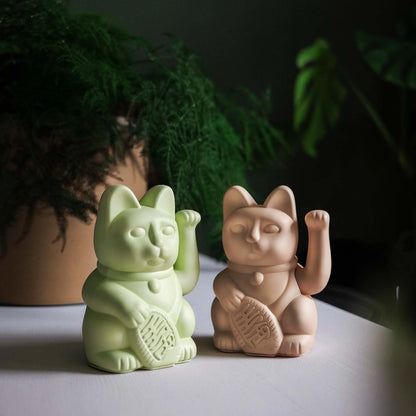 Maneki Neko (Lucky Cat) - Ocher