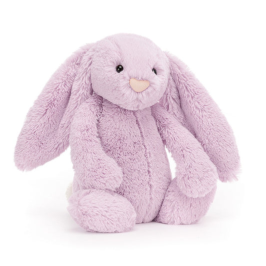 Jellycat Soft Toy - Bashful Lilac Bunny Medium (31cm tall)