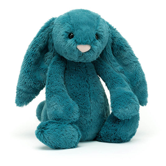 Jellycat Soft Toy - Bashful Mineral Blue Bunny (31cm tall)