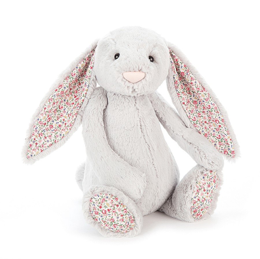 Jellycat Soft Toy - Blossom Silver Bunny Medium (31cm tall)