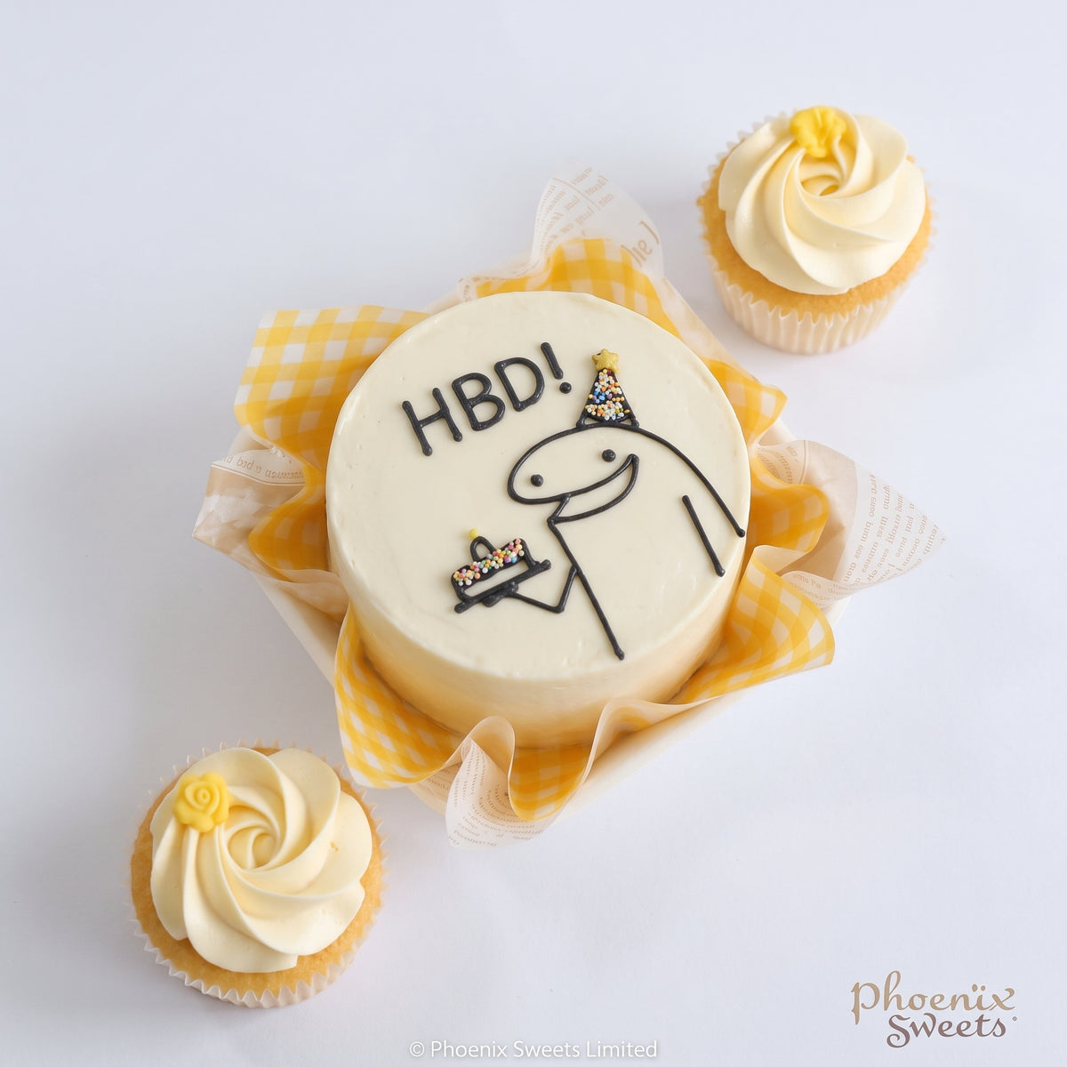 Butter Cream Cake - Bento Cake Set - Meme