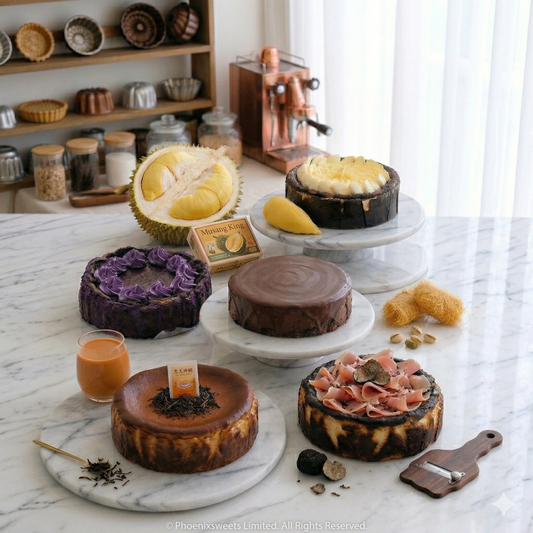 Basque Burnt Cheese Cake - Assorted Tasting Set (6pc) - Friends of Hong Kong Special Edition