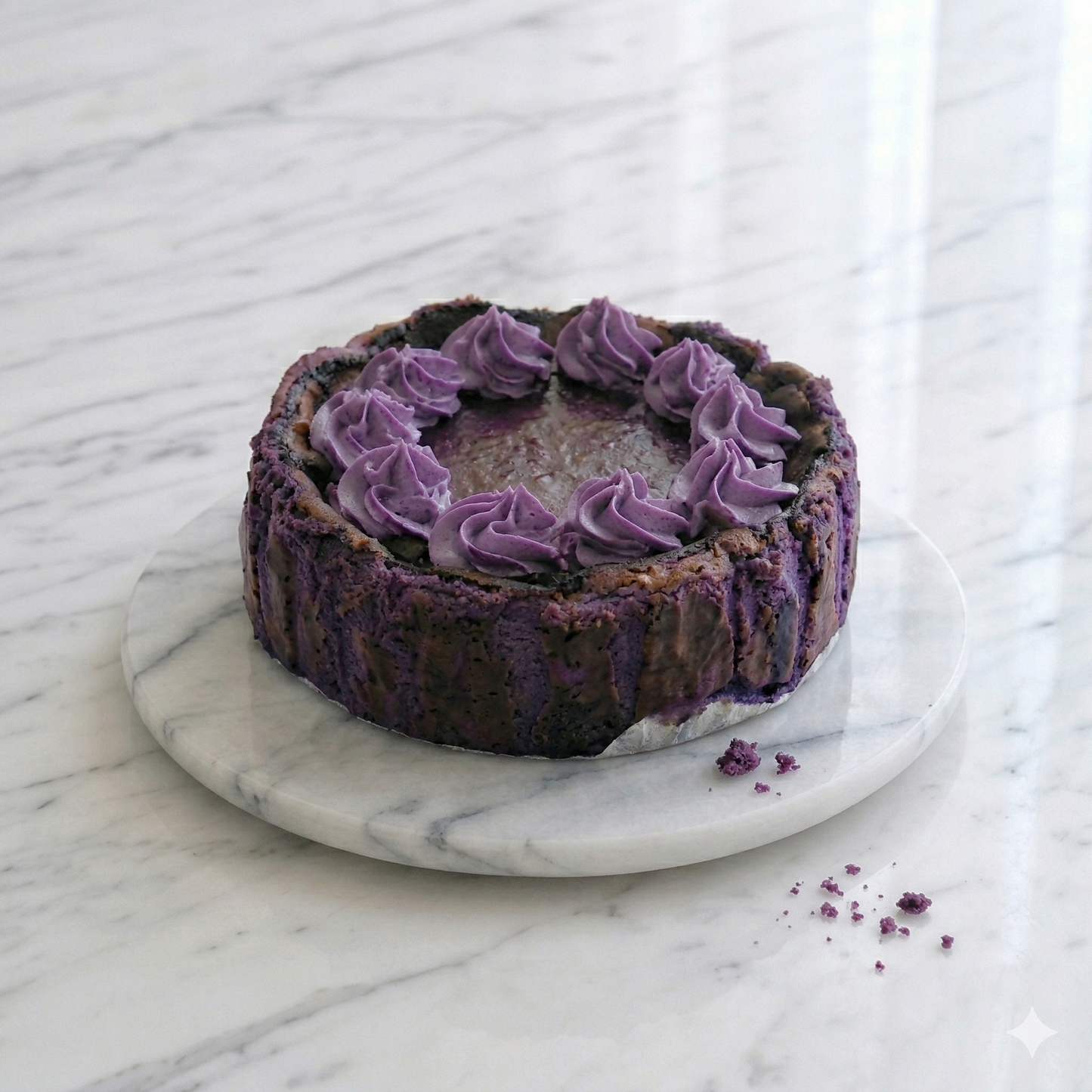 Basque Burnt Cheese Cake - Ube (Purple Yam)