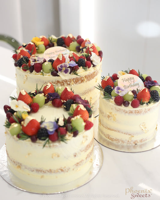 Butter Cream Cake - Tutti Fruiti Cake (Multi Tiers)