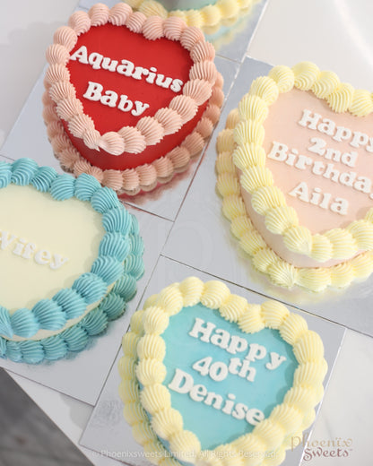 Butter Cream Cake - Simple Message Cake